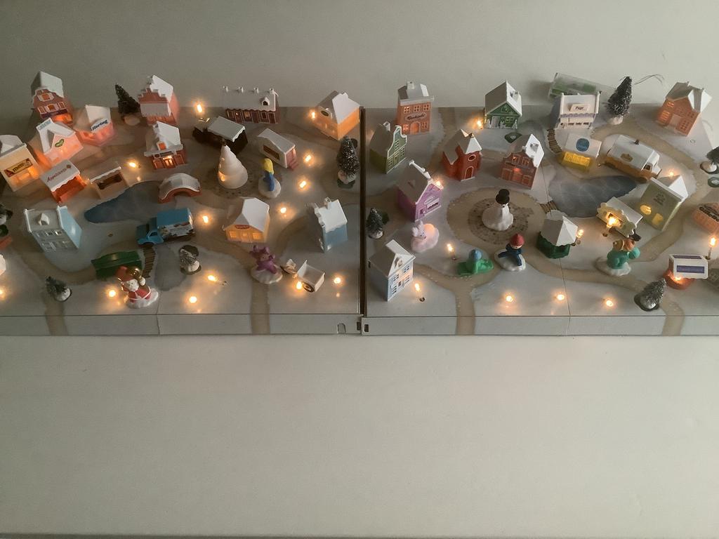 AH Albert Heijn Kerst winterdorp compleet, Ophalen of Verzenden, Zo goed als nieuw