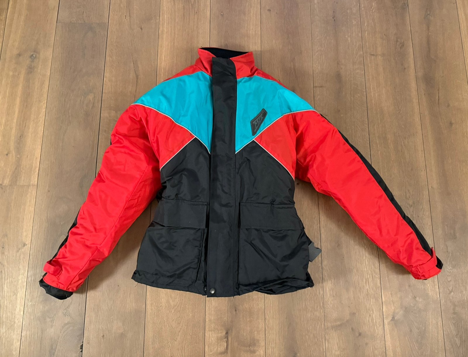 Dames motorjas / motorjack van MJK, maat M, Motoren, Ophalen of Verzenden, Tweedehands, Dames, Jas | textiel