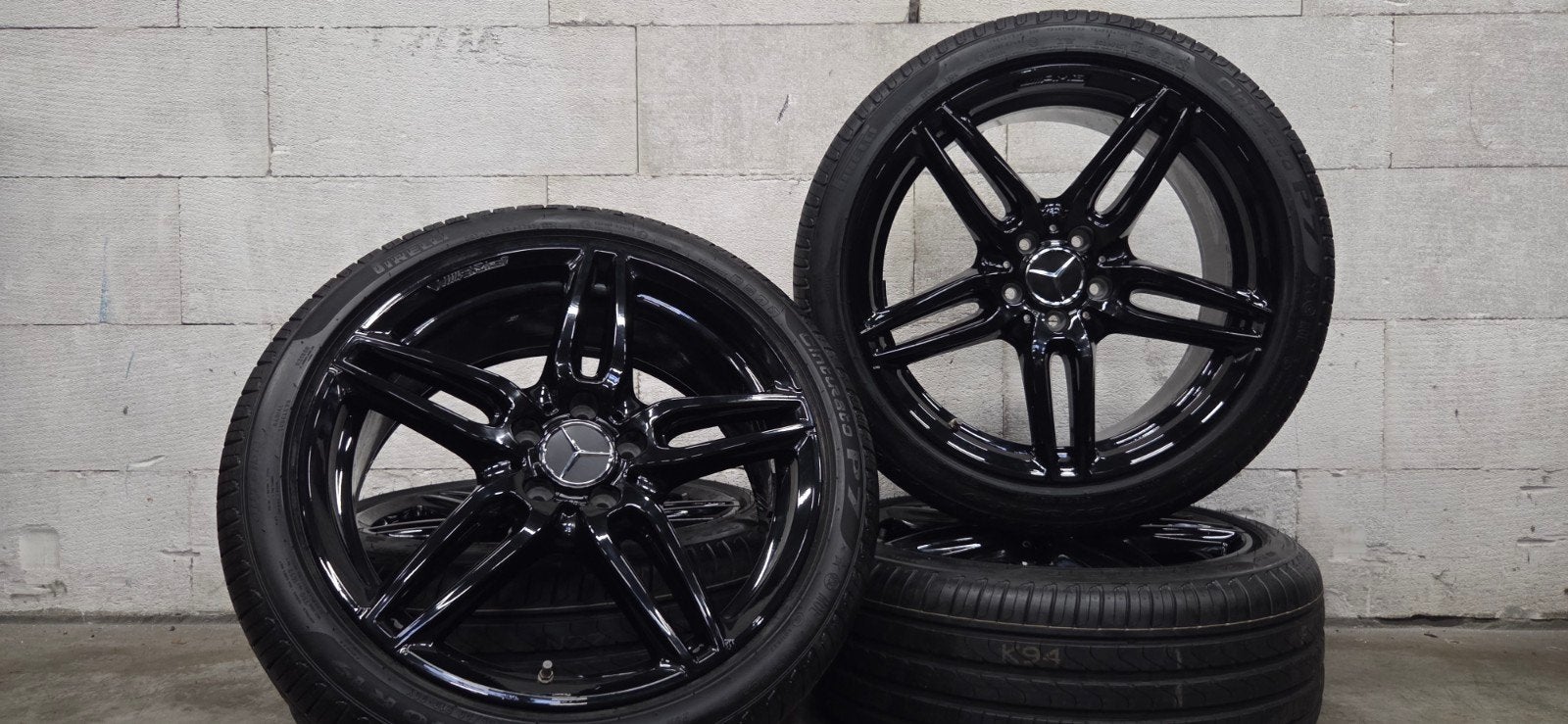 19" AMG Mercedes W213 E-klasse orig velgen zomerbanden NIEUW, 19 inch, Banden en Velgen, Ophalen of Verzenden, C