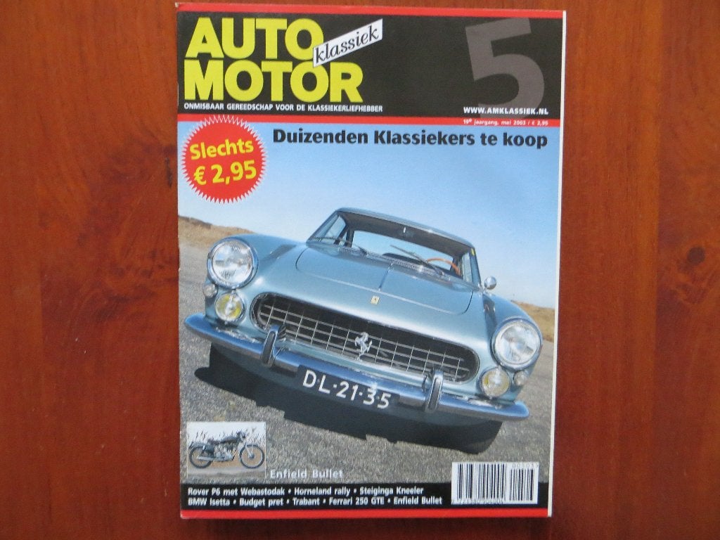 Auto Motor Klassiek 5 2003 Rover P6, Trabant, 250 GTE Isetta, Ophalen of Verzenden, Nieuw, Overige merken
