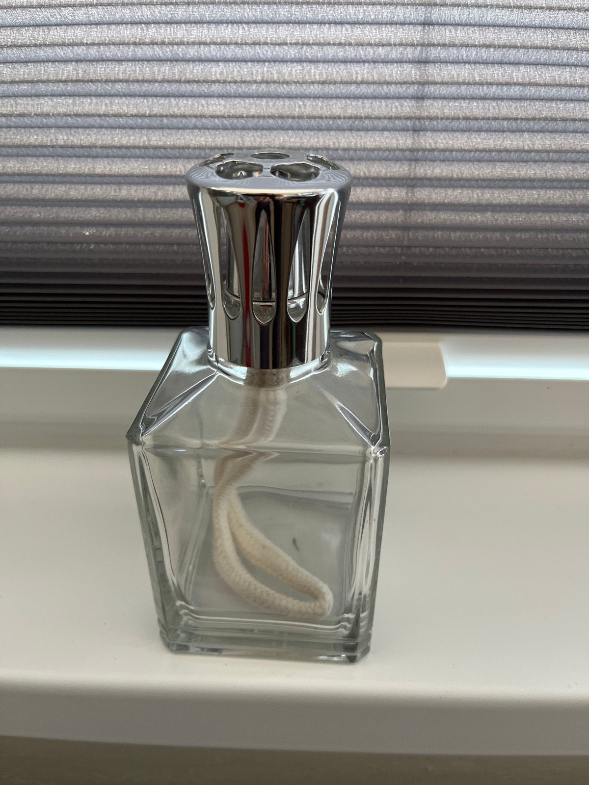 Lampe Berger - Zo goed als nieuw, Ophalen of Verzenden, Zo goed als nieuw, Zilver, Glas