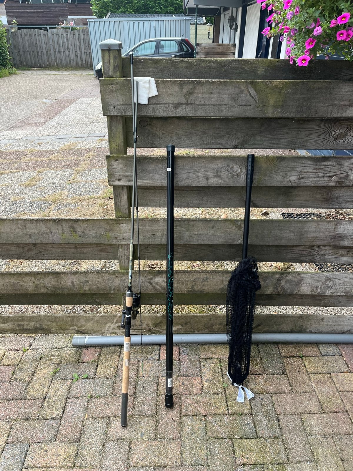 Complete visuitrusting: hengels, net, tas en accessoires, Watersport en Boten, Ophalen, Gebruikt, Overige typen