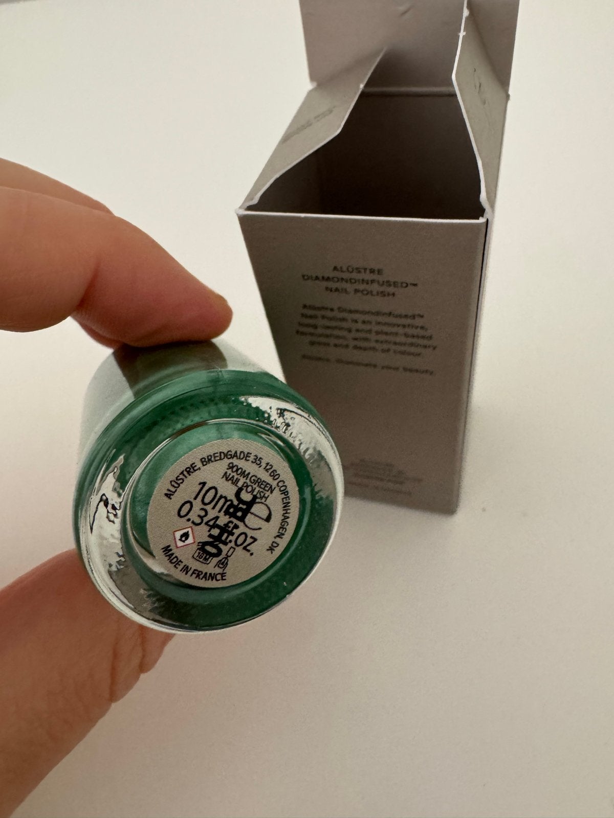 Alûstre Diamondinfused Nagellak 900M Green 10ml, Ophalen of Verzenden, Nieuw, Overige typen