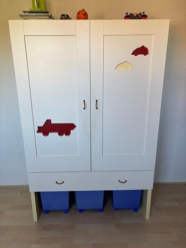 Kast voor kinderkamer, er is maar 1 exemplaar van gemaakt., Ophalen, Kast, 50 tot 70 cm, 105 cm of meer