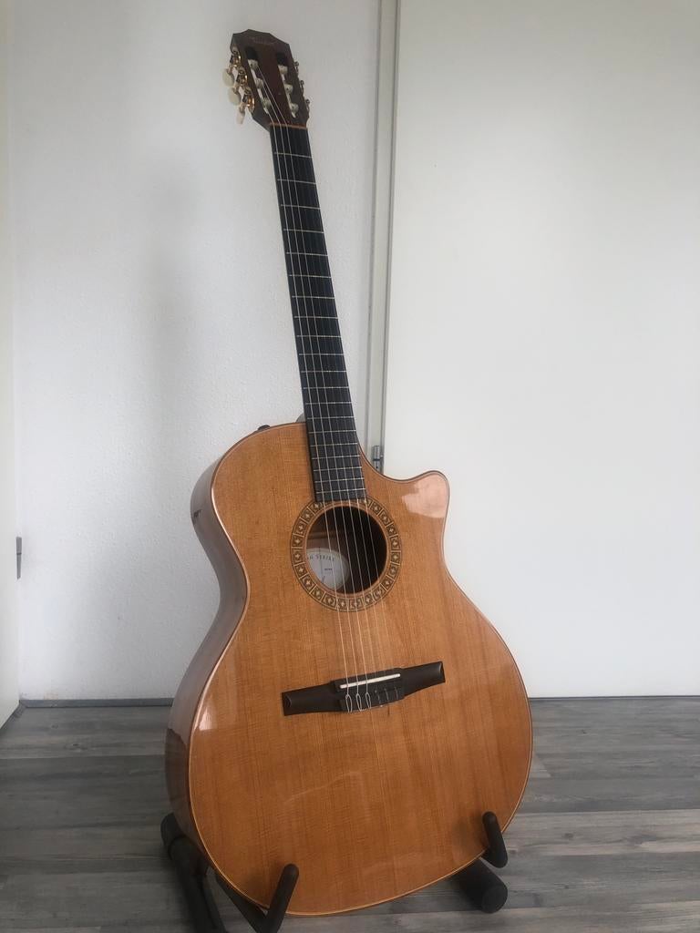 Taylor NS74ce (2011), Muziek en Instrumenten, Snaarinstrumenten | Gitaren | Akoestisch, Zo goed als nieuw, Klassieke of Spaanse gitaar