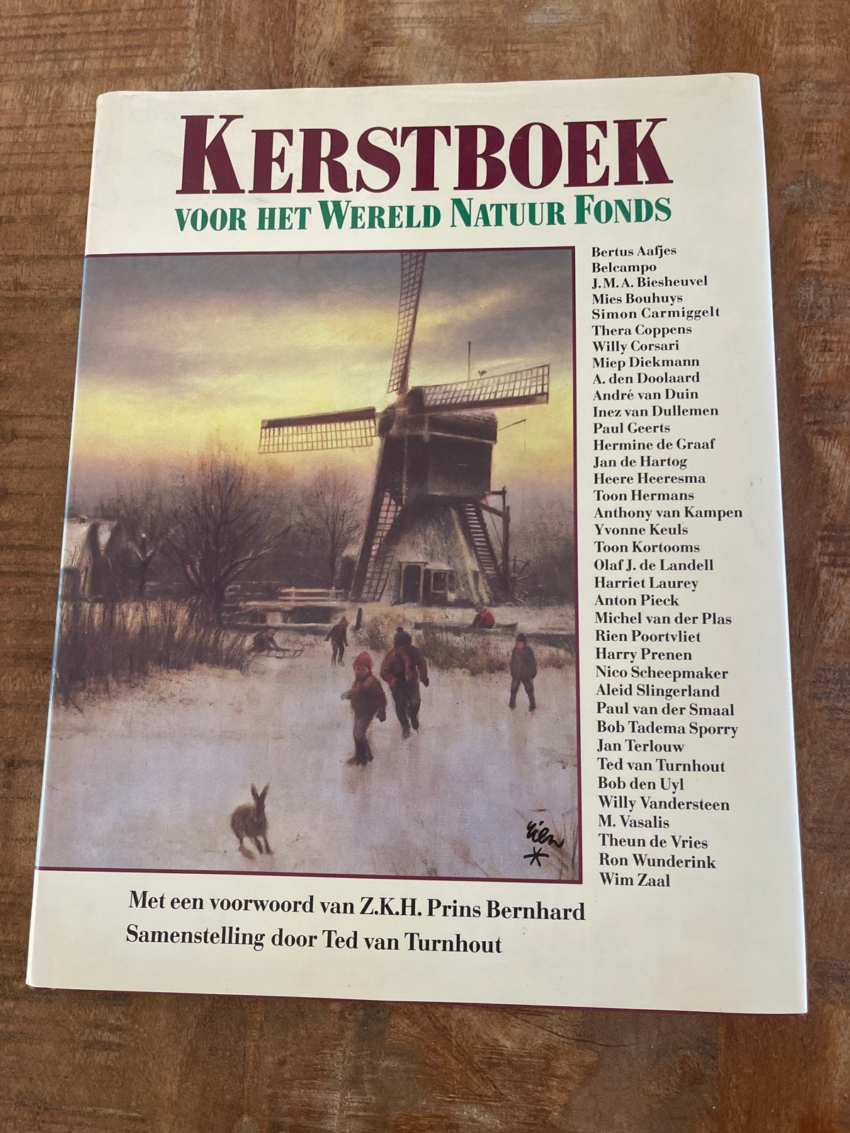 Kerstboek  Wereld N F  (1987) Rien Poortvliet & Anton Pieck, Ophalen of Verzenden, Zo goed als nieuw