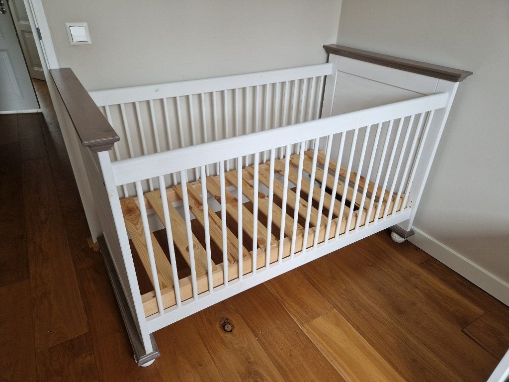 Baby crib, bed, Hoogslaper of Stapelbed, Gebruikt, 70 tot 85 cm, 140 tot 160 cm