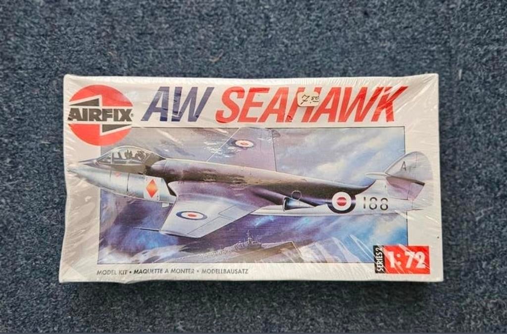 Airfix Hawker Seahawk modelbouw vliegtuig 1:72, Ophalen of Verzenden, 1:72 tot 1:144, Overige merken