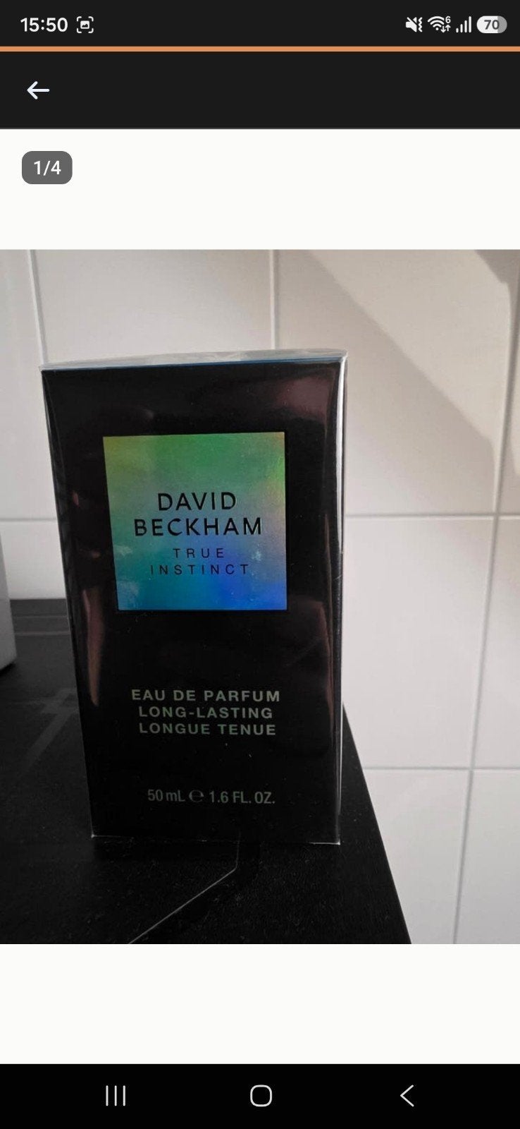 David beckham parfum, Ophalen, Nieuw