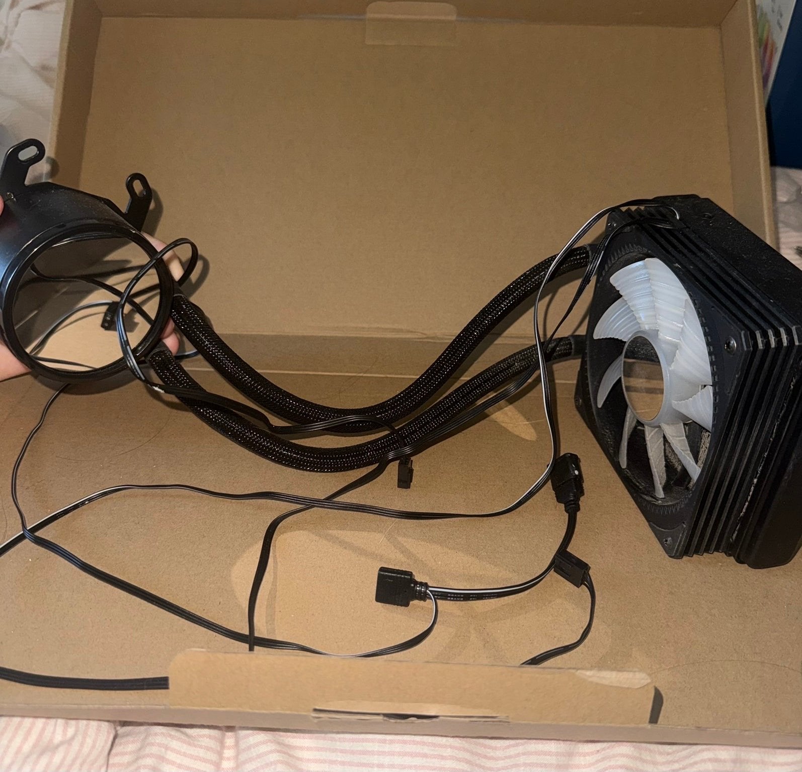 GELID AIO 120-A Waterkoeling (mist enkele onderdelen), Computers en Software, Ophalen, Gebruikt, Waterkoeling