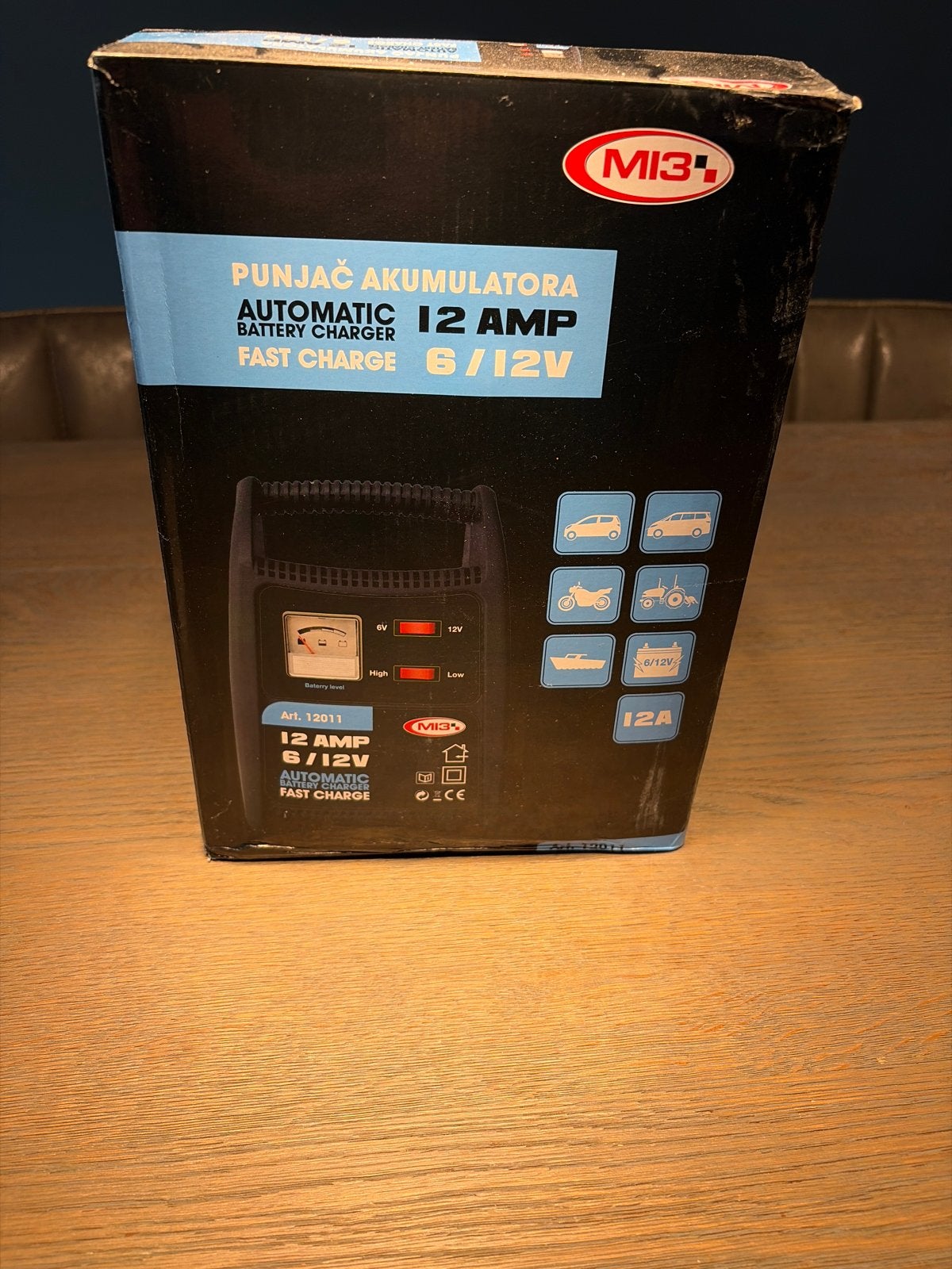 Automatische Acculader 12 Ampère 6V/12V - Fast Charge, Ophalen of Verzenden, Nieuw, Universele onderdelen