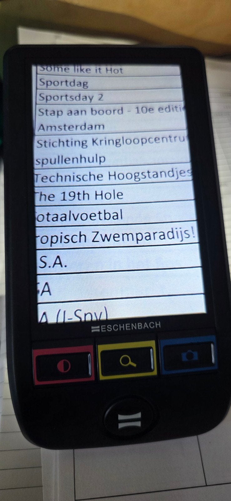 Eschenbach Smartlux Digital - Elektronische Loep, Zwart, Kunststof, Ophalen of Verzenden, Zo goed als nieuw