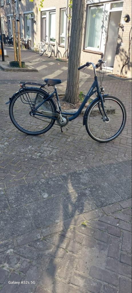 Btwin stadsfiets damesfiets met lage instap, Terugtraprem, 50 tot 53 cm, Ophalen, Overige merken