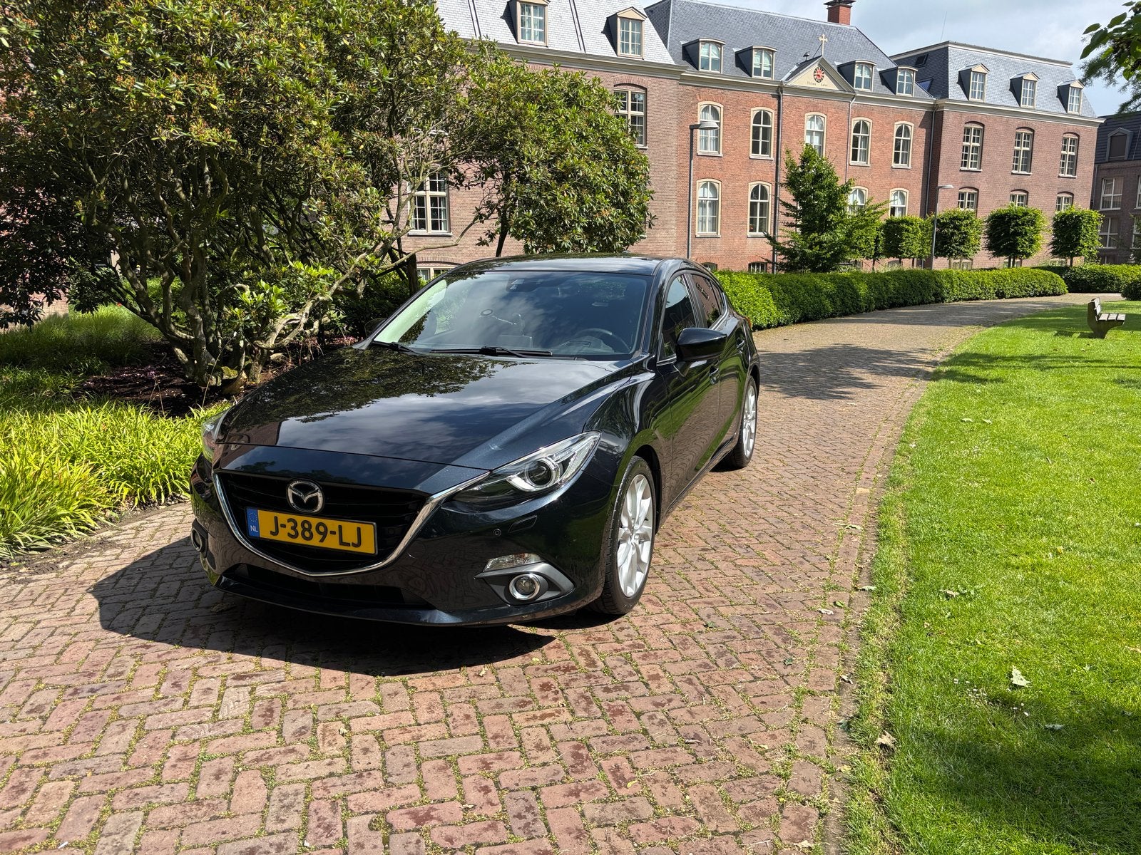 Mazda 3 2.0 Skyactiv-g 2015 Zwart, Auto's, Voorwielaandrijving, 1998 cc, Stof, 4 cilinders