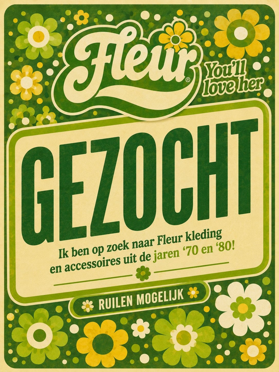 Gezocht: vintage Fleur poppen, kleding en accessoires, Ophalen of Verzenden, Zo goed als nieuw