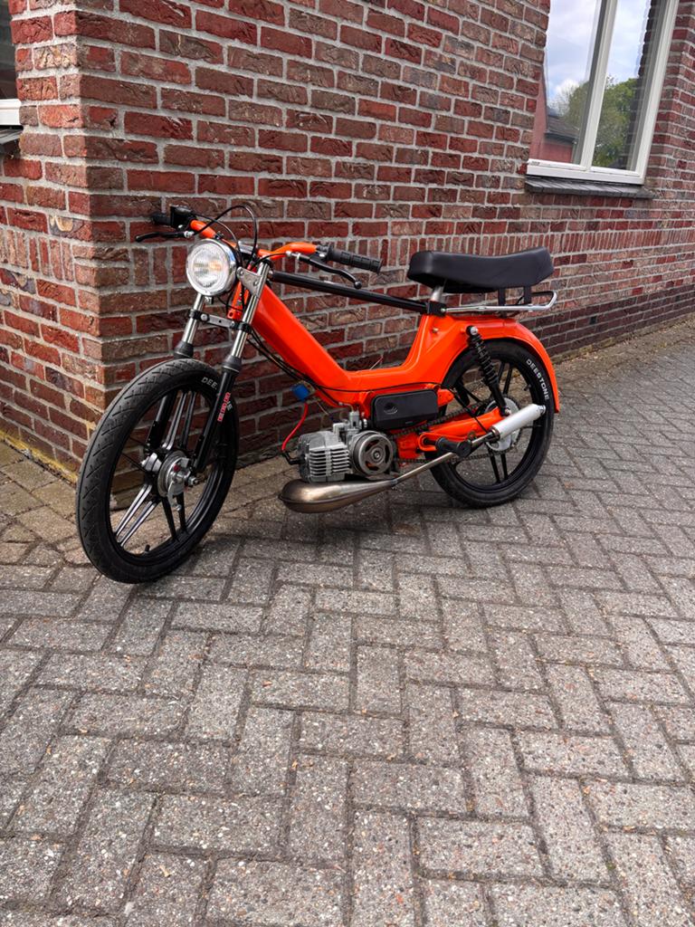 Puch Maxi S Blauw kenteken, Fietsen en Brommers, Ophalen, Maximaal 45 km/u, Zo goed als nieuw, 1 versnellingen
