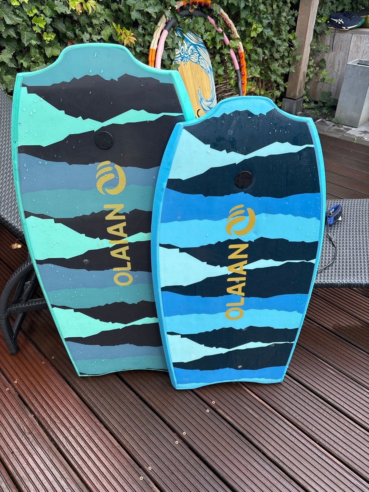 2 Olaian Bodyboards - Perfect voor zomerplezier!, Ophalen of Verzenden, Gebruikt, Overige typen
