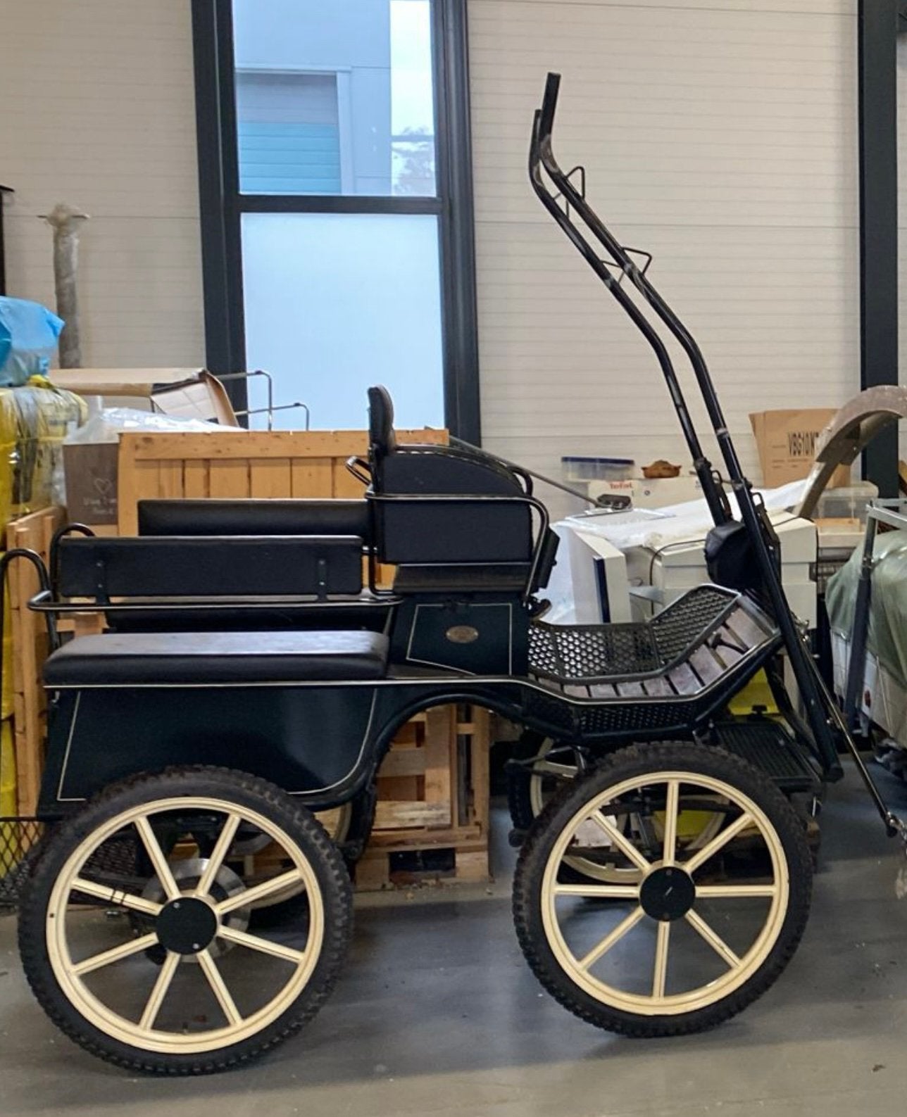 Complete set!! Menwagen + mentuig, Dieren en Toebehoren, Gebruikt, Overige typen, Paard of Pony