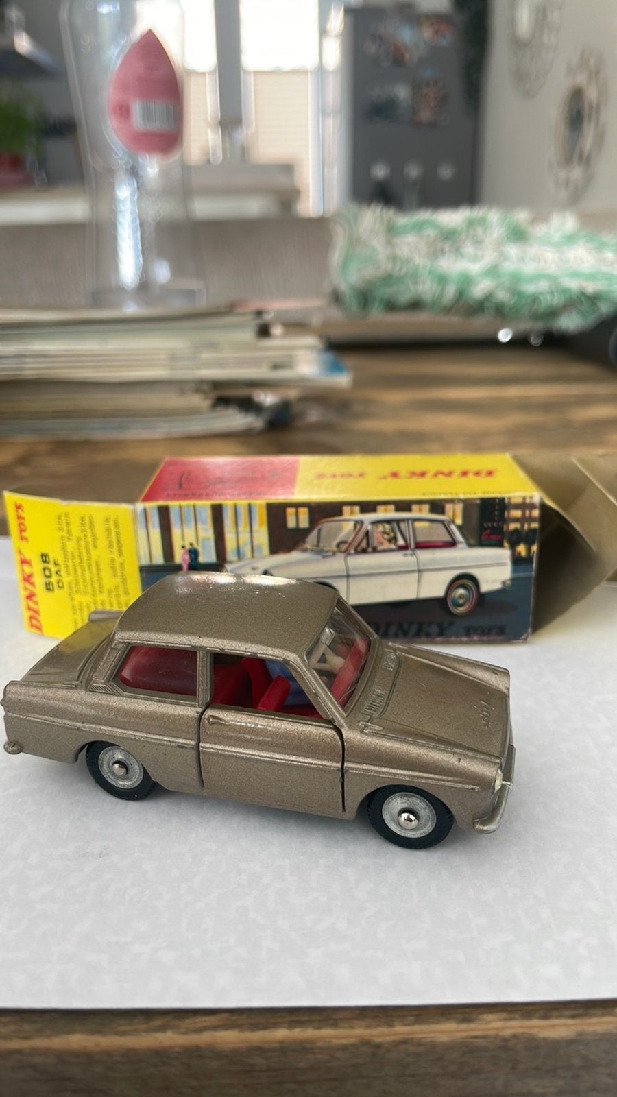 Tk: originele dinky daf 33 in goede staat, Ophalen of Verzenden, Zo goed als nieuw, Auto, Dinky Toys