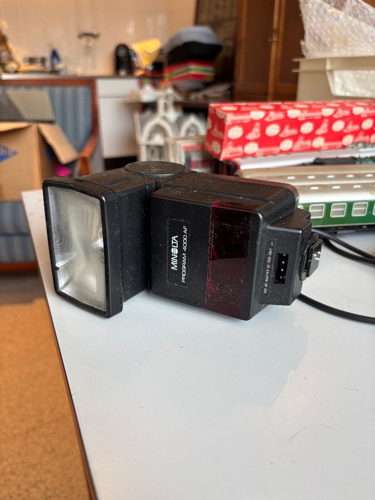 Minolta program 4000af flitser flash, Ophalen of Verzenden, Overige merken