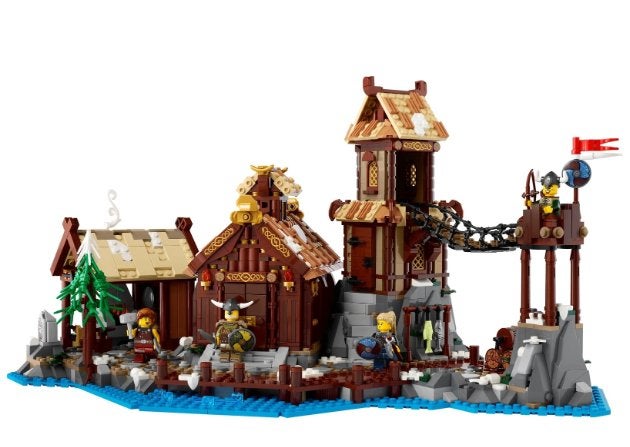 Lego Viking Village Set 21343 ZGAN, Lego, Ophalen of Verzenden, Inclusief instructies, Complete set