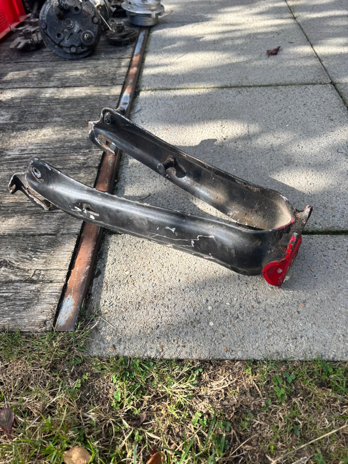 Originele achterbrug voor een Puch., Ophalen of Verzenden, Gebruikt, Frame