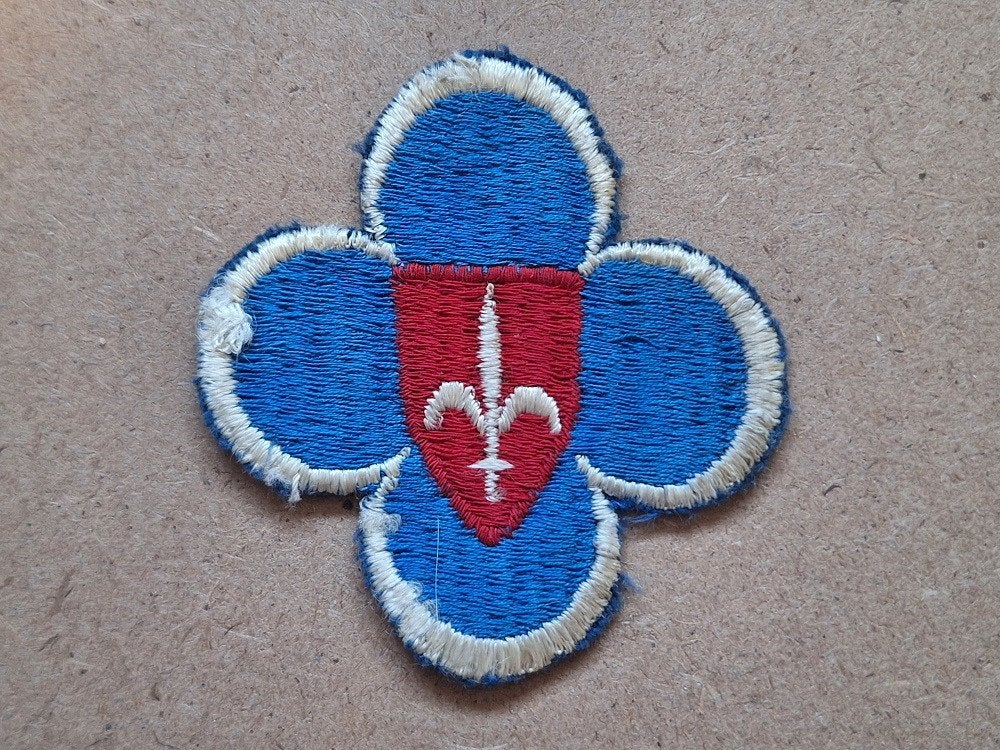 Postwar US Trieste US Troops (TRUST) patch without tab, Verzamelen, Verzenden, Landmacht, Amerika, Embleem of Badge