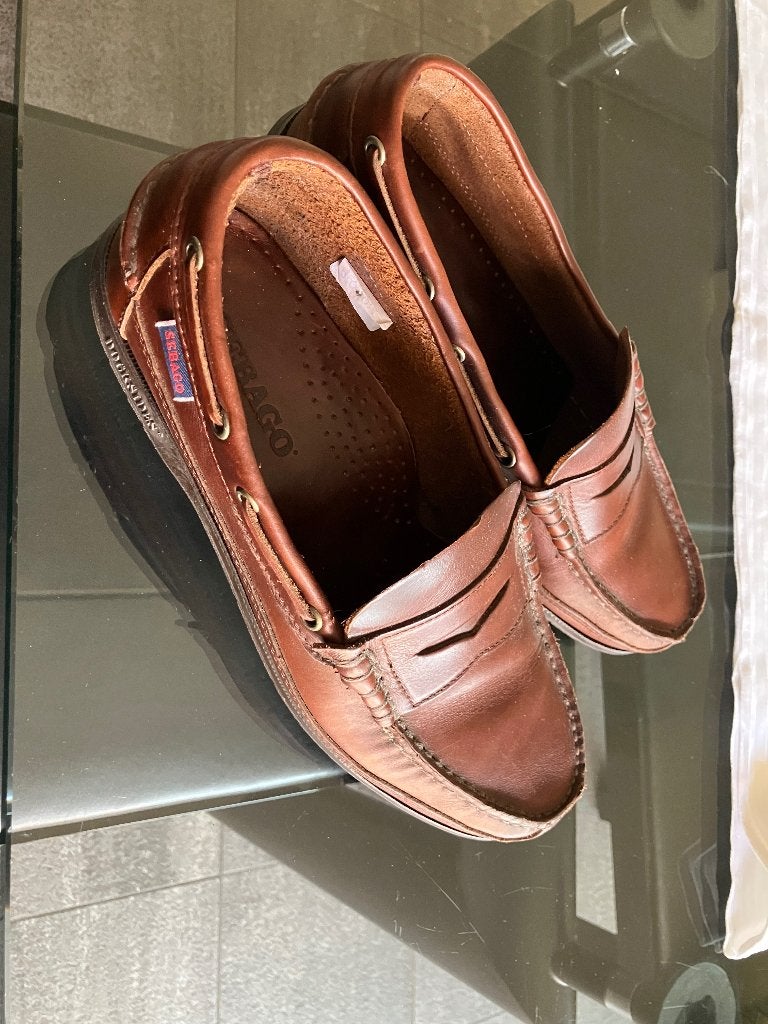 bootschoenen, Bruin, SEBAGO, Zo goed als nieuw, Loafers