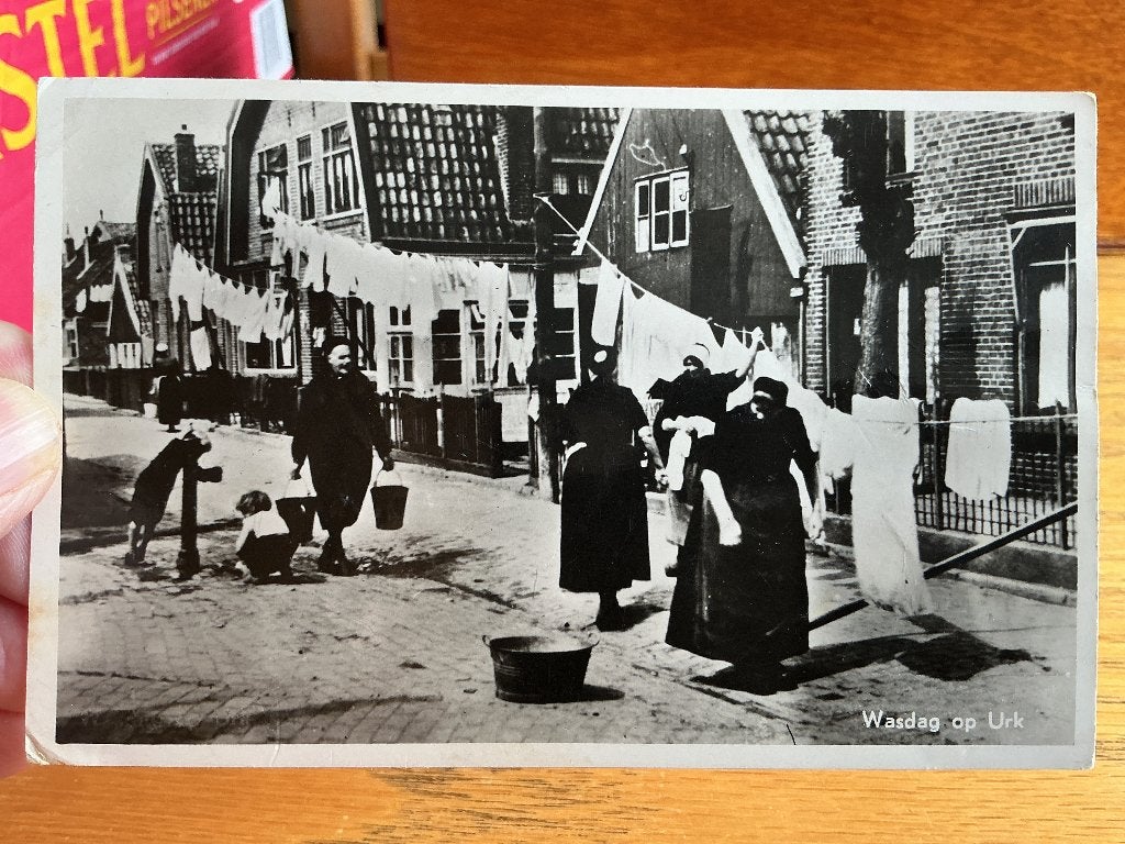 Urk wasdag, Verzenden, 1940 tot 1960, Gelopen, Flevoland