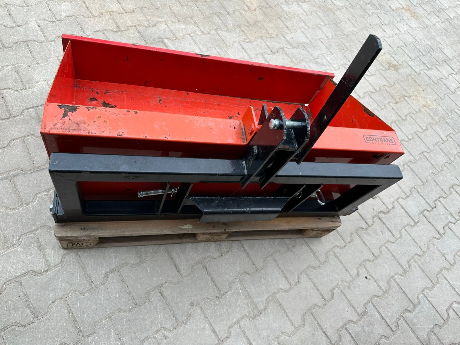 Grondbak / Kiepbak minitrekker 120 cm, Ophalen of Verzenden, Gebruikt