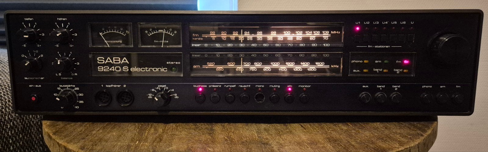 SABA 9240 S Electronic vintage receiver / versterker, Gebruikt, 60 tot 120 watt, Stereo, Ophalen