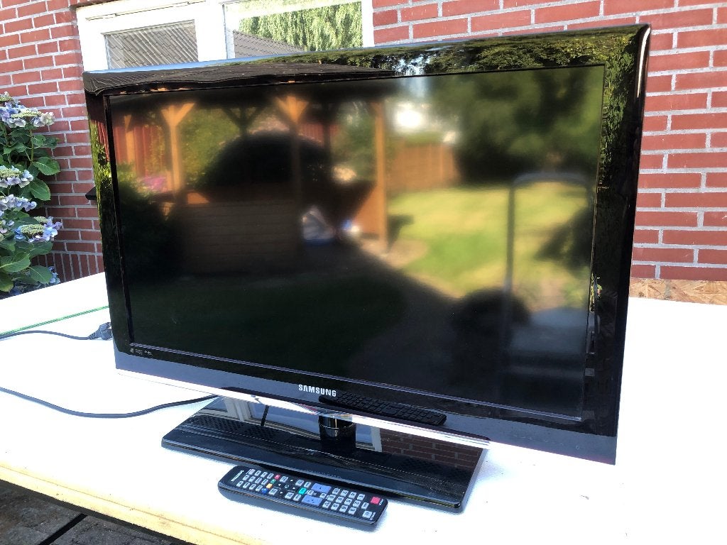 samsung tv le32c530f1w met afstandsbediening, Ophalen, Gebruikt, 50 Hz, 80 tot 100 cm