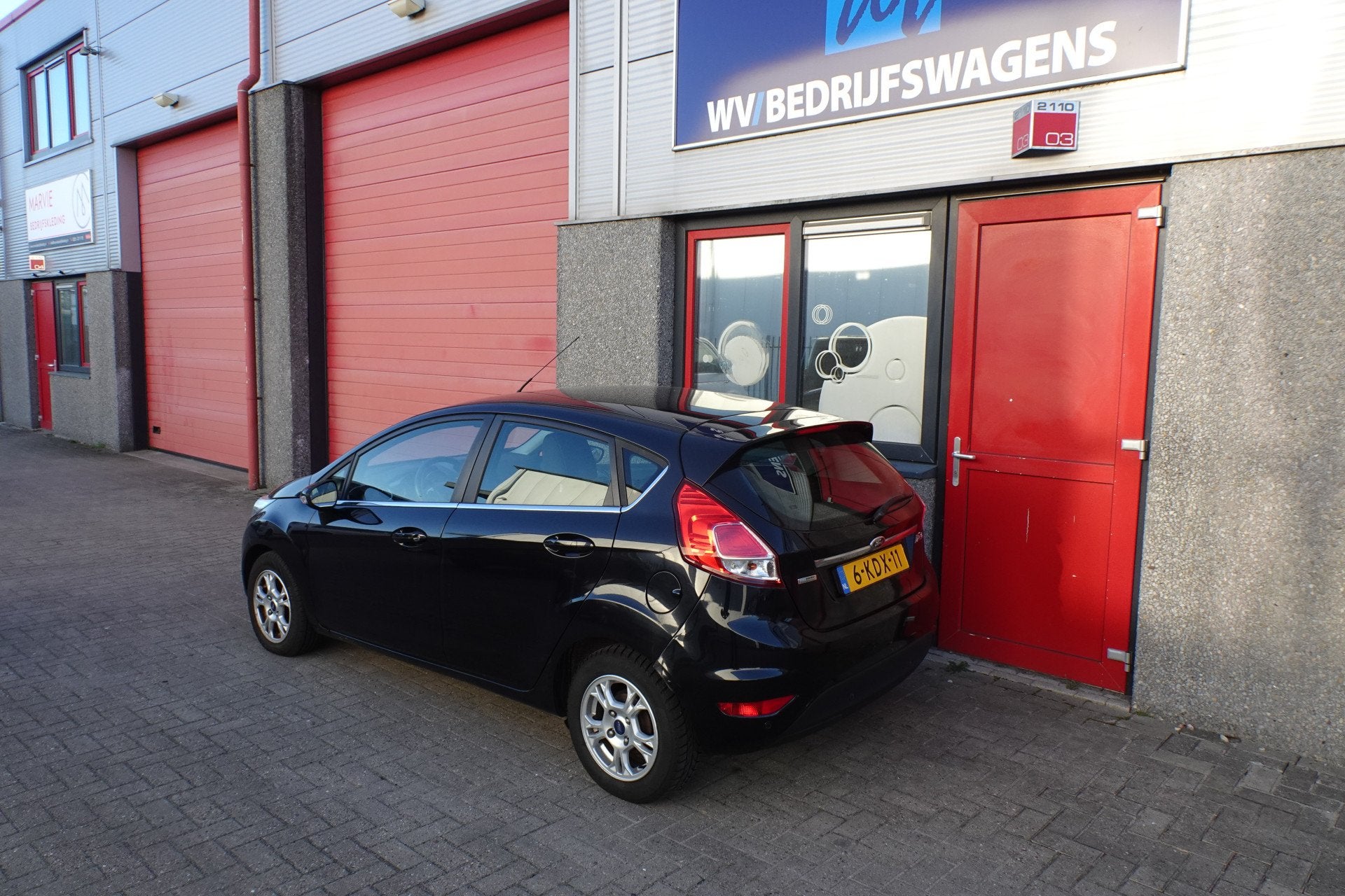 Ford Fiesta 1.6 TDCi Lease Titanium clima (bj 2013), Voorwielaandrijving, Euro 5, Stof, Gebruikt