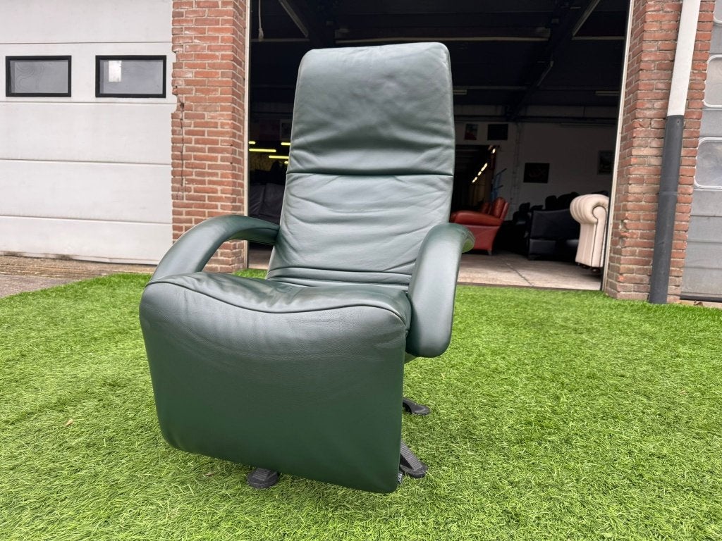 Jori Yoga JR-3390 design relax fauteuil stoel groen leer, Huis en Inrichting, Fauteuils, Ophalen, Jori, Geen, Pahest@hotmail.nl