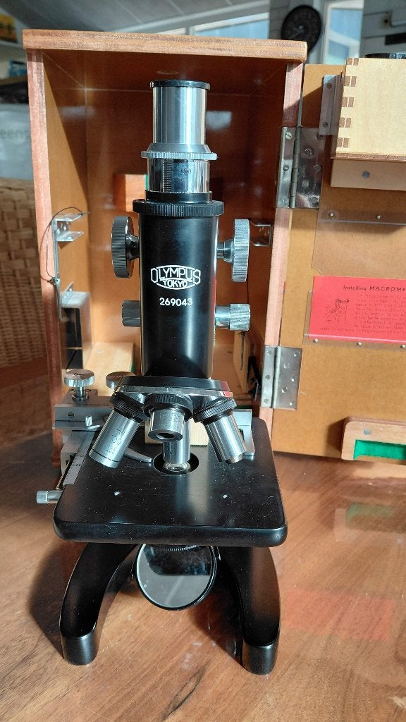 Monoculaire microscoop Olympus Tokyo WD-021, Audio, Tv en Foto, Gebruikt, Olympus, Biologische microscoop, Nvt