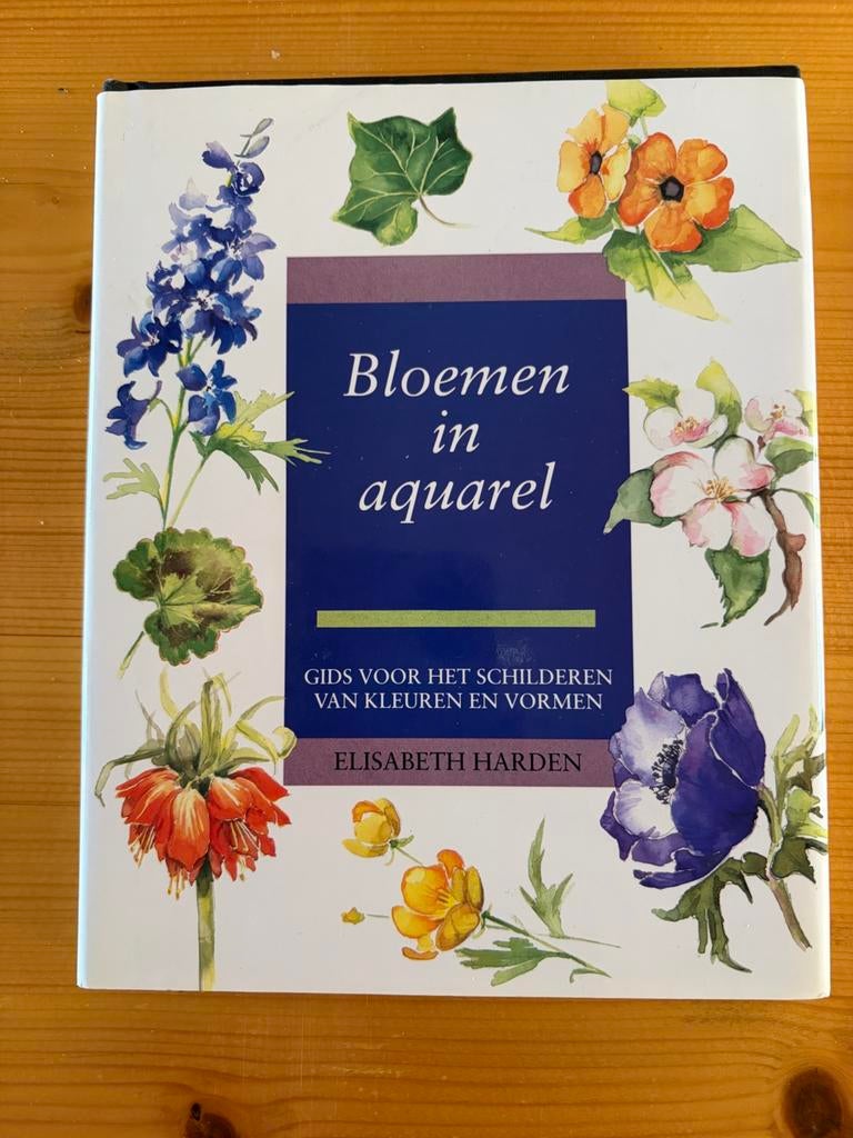 Bloemen in aquarel elisabeth harden, Ophalen of Verzenden, Beta, Zo goed als nieuw, HBO