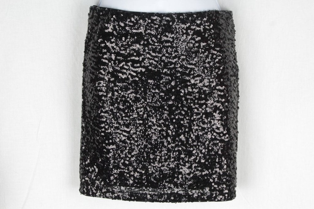 Leuke zwarte rok Pailettes! Mt 36. Merk Divided, ., Zwart, Ophalen of Verzenden, Zo goed als nieuw