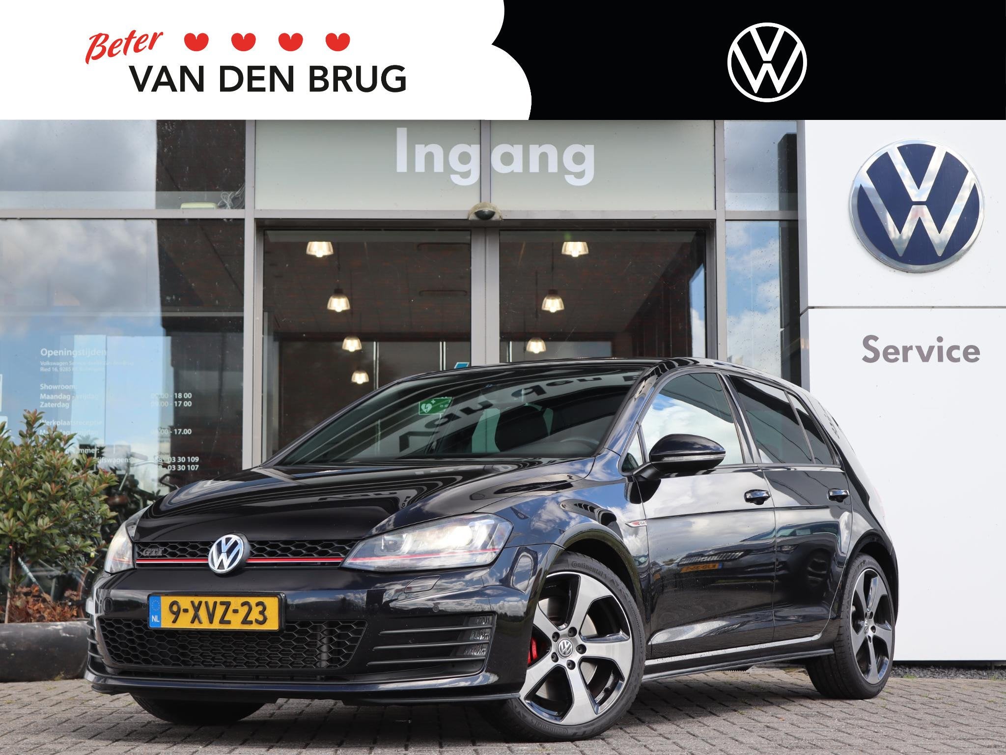 Volkswagen Golf 2.0 TSI 230 pk DSG GTI Performance | Navigat, Auto's, Gebruikt, 4 cilinders, 1984 cc, Zwart