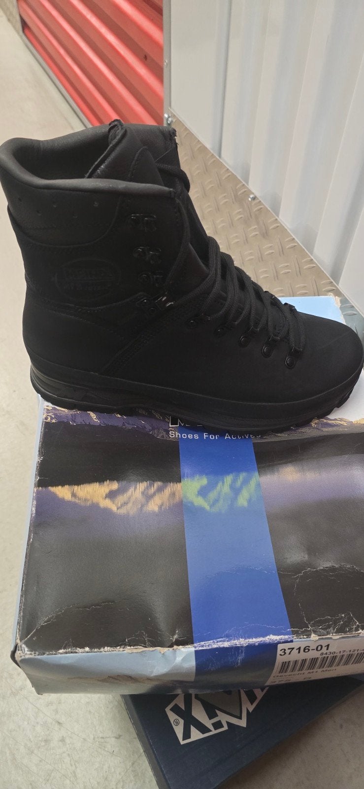 Meindl Gevecht M1 Men - Zwarte Boots Maat 42, Zwart, Boots, Nieuw, Ophalen of Verzenden
