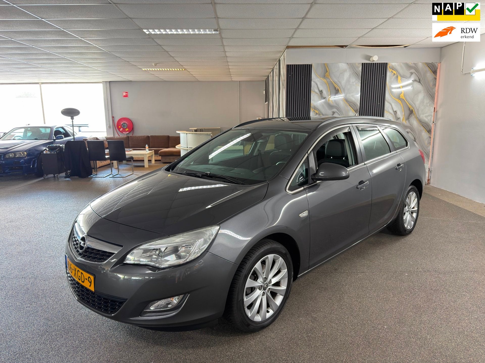 Opel Astra Sports Tourer 1.4 Turbo Cosmo Apk Nieuw,Cruise,Cl, Voorwielaandrijving, Euro 5, Gebruikt, Zwart