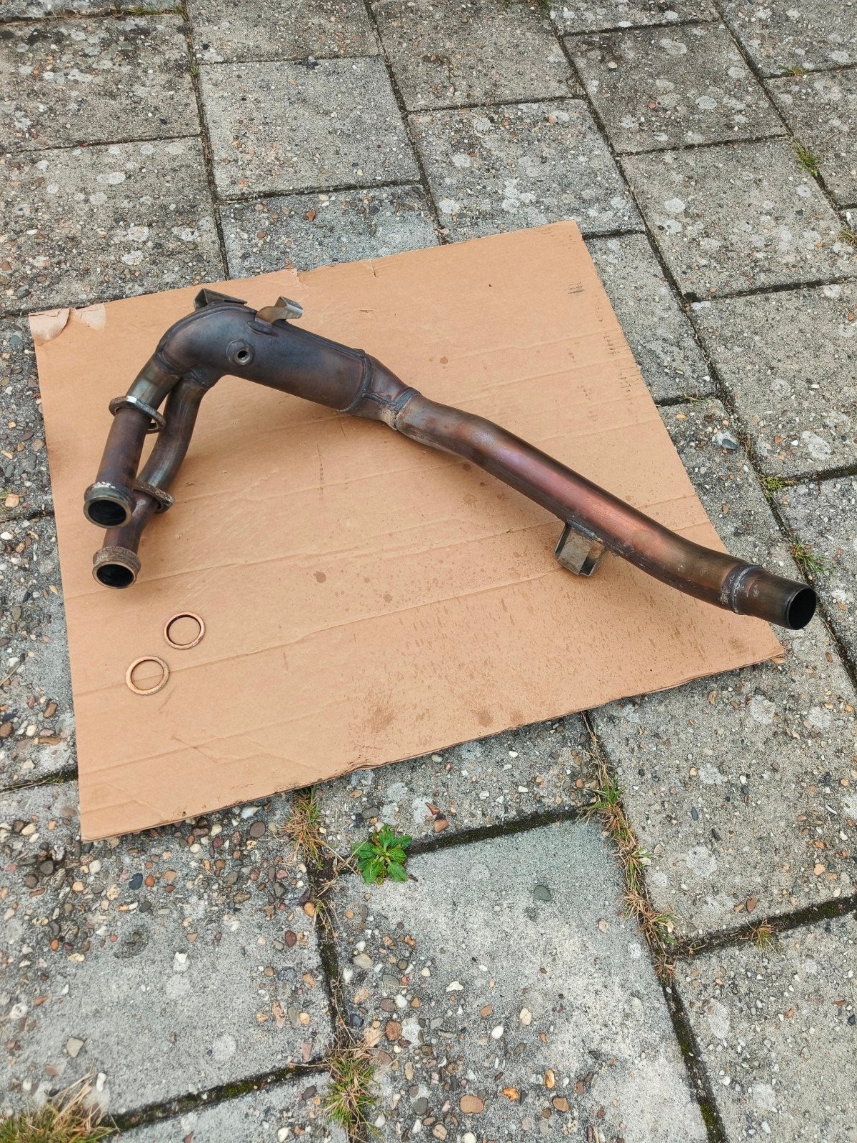 Originele Uitlaatbocht Yamaha Ténéré 700 (T7), Ophalen of Verzenden, Gebruikt