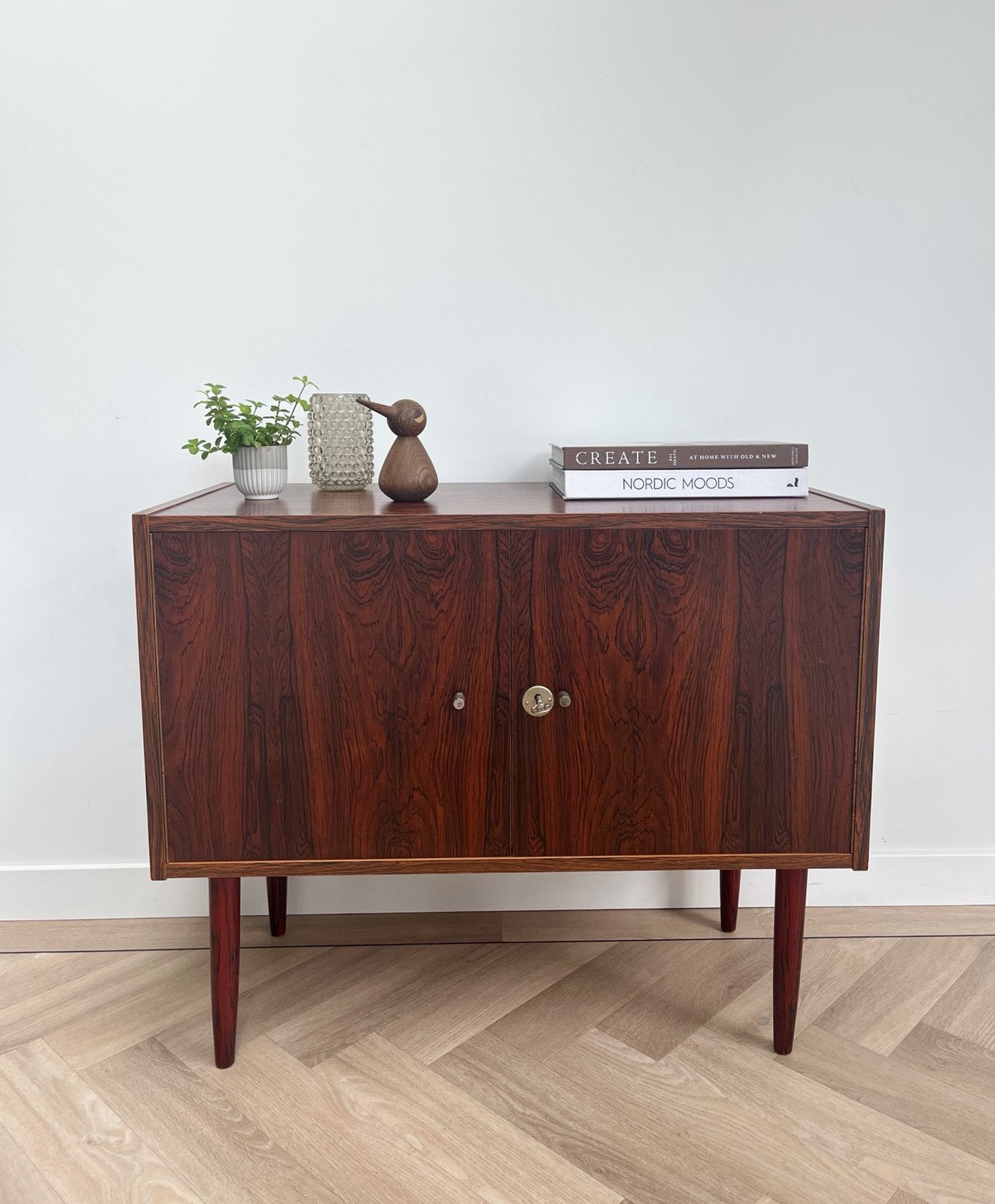 Vintage palissander kastje/lowboard jaren 60/midcentury, Ophalen, Gebruikt, 1 of 2 laden, Onbekend