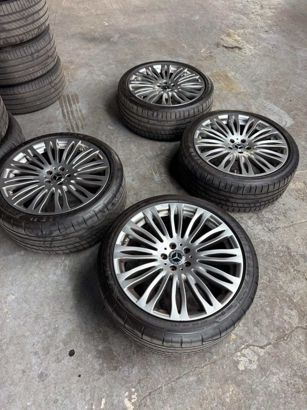 Mercedes W222 S Klasse Maybach 20 inch breedset velgen, Ophalen, Gebruikt, Banden en Velgen, Personenwagen