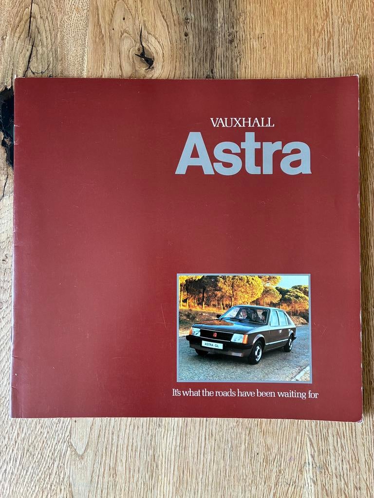 1980 Vauxhall Astra Opel Kadett D brochure, Boeken, Auto's | Folders en Tijdschriften, Ophalen of Verzenden, Zo goed als nieuw