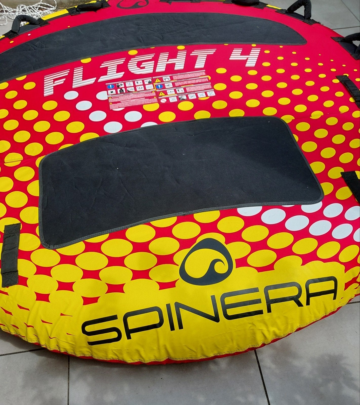 Spinera Flight 4 persoons funtube met 12V pomp, Watersport en Boten, Ophalen, Nieuw, Funband of Funtube