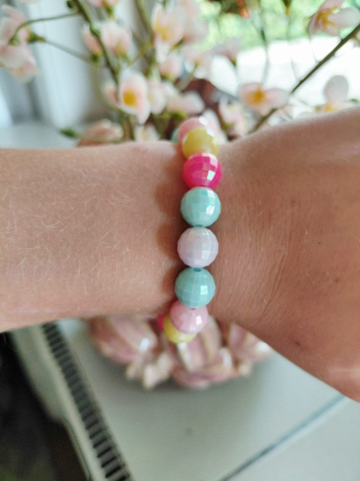 Vrolijk Disco Armbandje voor Kinderen - Kleurrijk & Leuk!, Sieraden, Tassen en Uiterlijk, Armbanden, Overige kleuren, Kunststof of Plastic