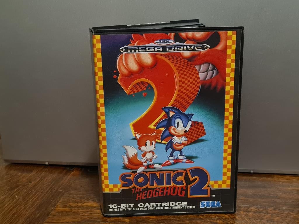 Sonic the Hedgehog 2 Sega Mega Drive, Spelcomputers en Games, Games | Sega, Avontuur en Actie, 1 speler, Ophalen of Verzenden