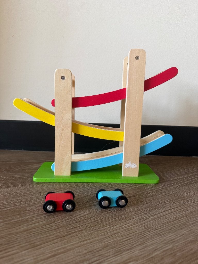 Houten auto baan, Ophalen, Zo goed als nieuw