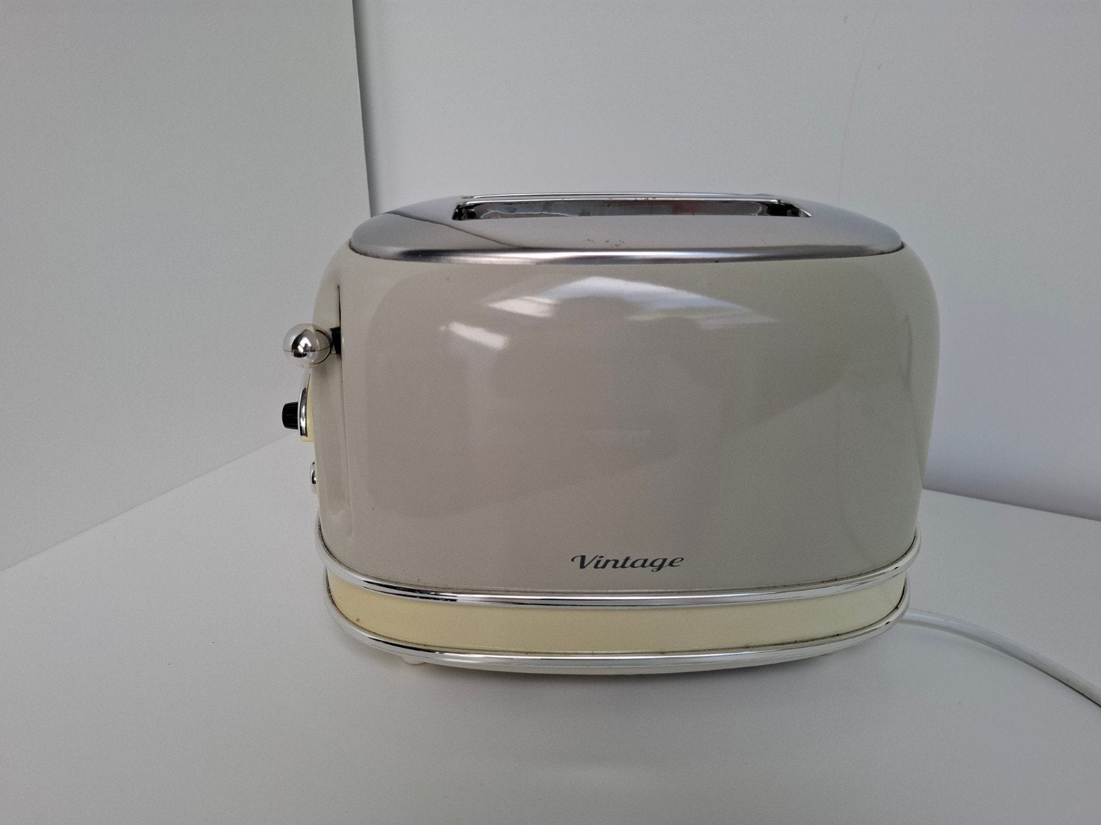 Ariete Vintage Broodrooster Beige, Ophalen of Verzenden, Gebruikt, Uitneembare kruimellade