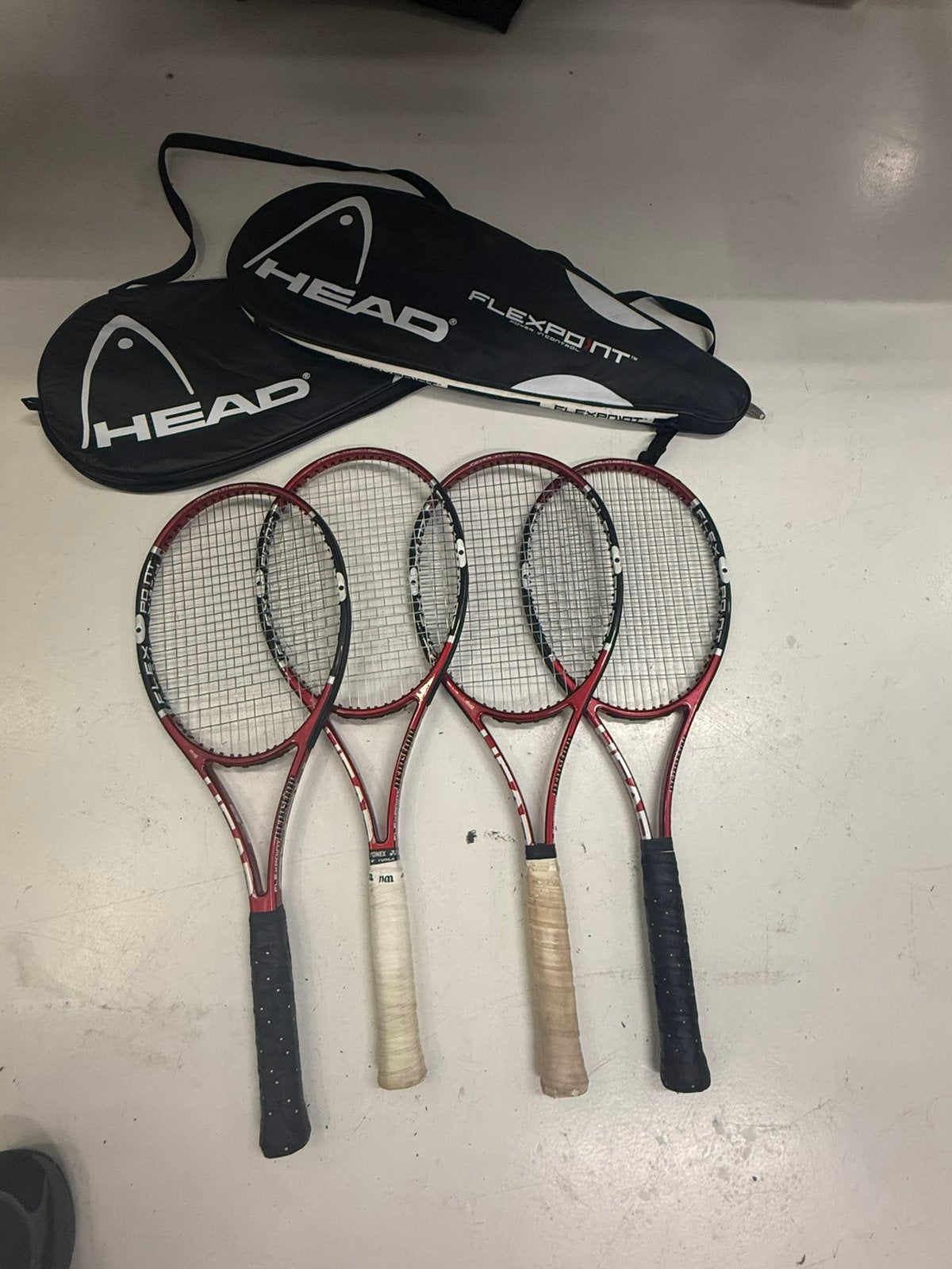 Head flexpoint rackets., Sport en Fitness, Tennis, Ophalen of Verzenden, Zo goed als nieuw, Head, Racket